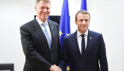 Macron Romániába látogatott