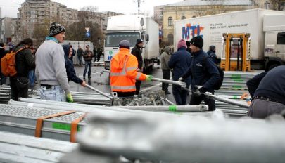 Konfliktus a Victoriei téren