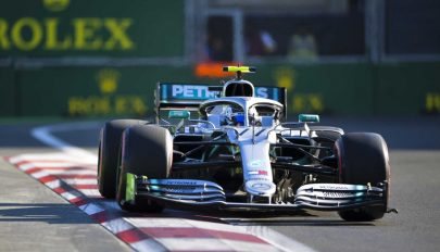 Forma-1: Bottas nyert Azerbajdzsánban, a Mercedes ismét kettős sikert ért el