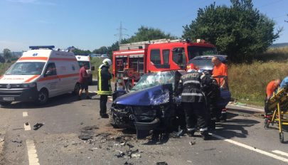 Heten sérültek meg egy Sepsiszentgyörgy kijáratánál történt balesetben