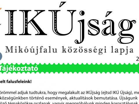 IKÚjság Mikóújfaluban