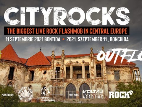 A bonchidai Bánffy-kastély udvarán tartják a CityRocks rockzenei flashmobot