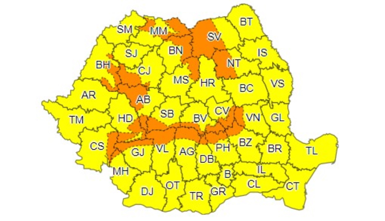 Viharos erejű szél és havazás miatt adtak ki riasztásokat a meteorológusok