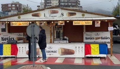 Román zászlókkal takartatta le a magyar feliratokat Nagybánya polgármestere