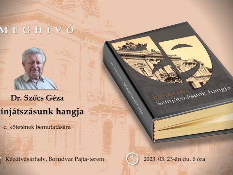 Színjátszásunk hangja könyvbemutató