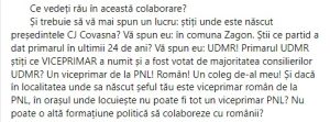 Részlet Constantin Pătru Facebook-bejegyzéséből (képernyőmentés)