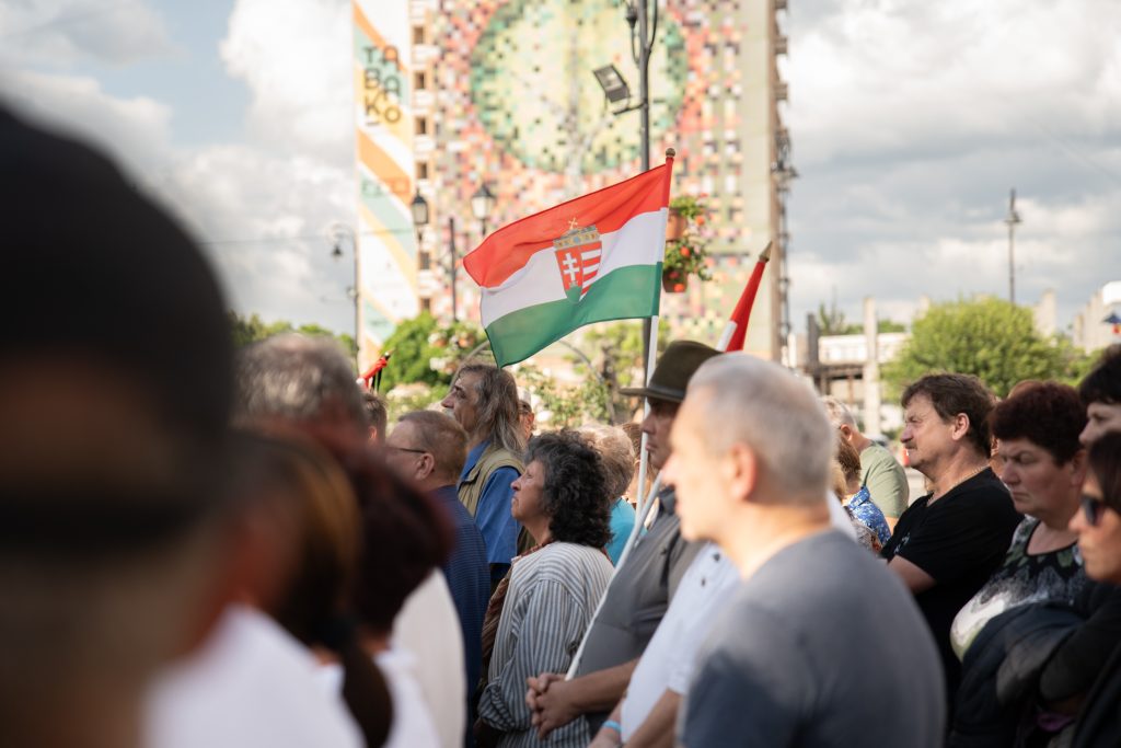 Sepsiszentgyörgyön emlékeztek meg a trianoni diktátumról. Fotó: Tuchiluș Alex