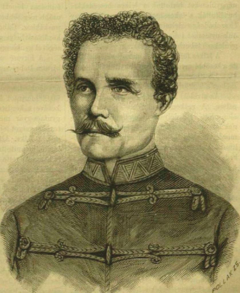 A Gábor Áronról készült portrérajz a Vasárnapi Újság 1881. április 10-i számában. Fotó: Vasárnapi Újság