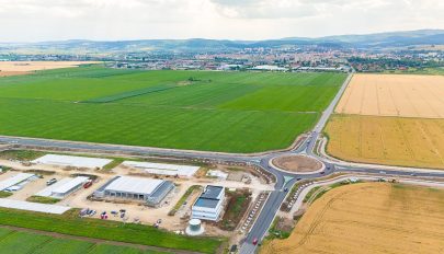 Végéhez közeledik a sepsiszentgyörgyi terelőút építése