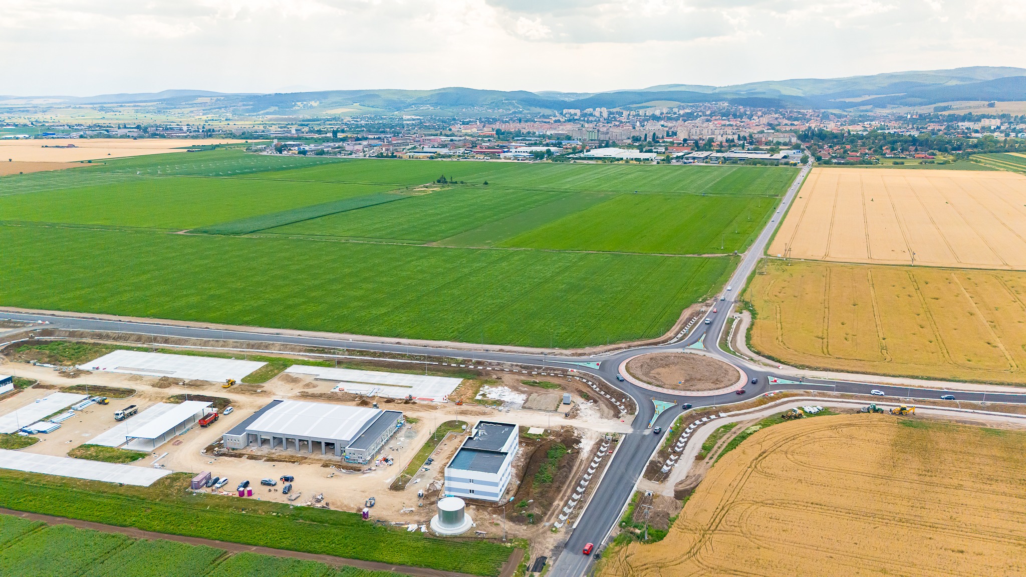 Végéhez közeledik a sepsiszentgyörgyi terelőút építése