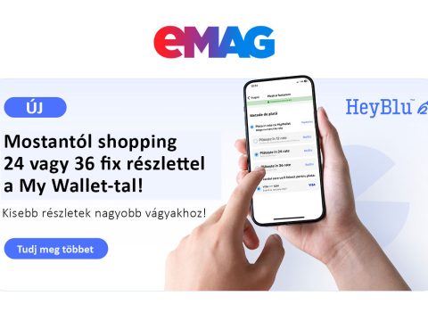 Az eMAG kibővíti a My Wallet flexibilis fizetési lehetőségeit 24 és 36 fizetési részletre (X)