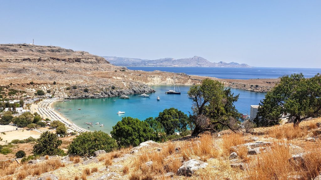 Lindos egyik strandja. Fotó: Kocsis Károly