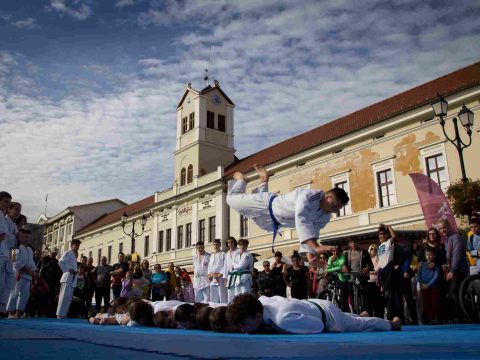 Rengeteg sportágba kóstolhatnak bele a mozgásra vágyók a Sepsiszentgyörgyi Sportnapokon