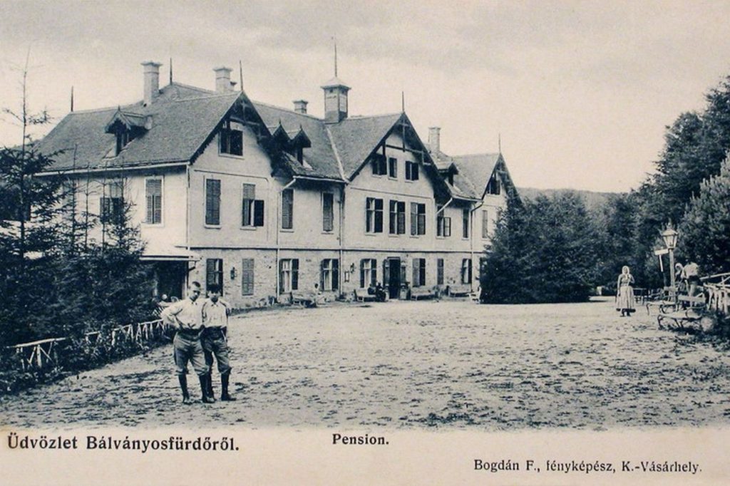 Bálványosfürdő egy 1907-es képeslapon. Fotó: Székely Kalendárium-archív